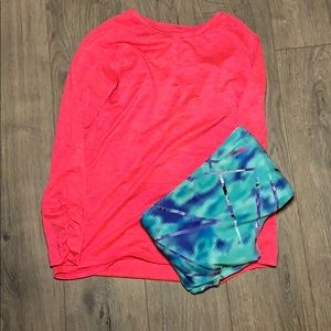 2 Shirts & Capris Workout or Play Outfit